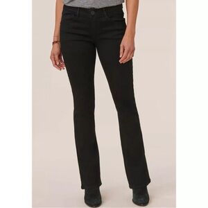 Democracy ‘Ab Solution’ Itty Bitty Boot Cut  Jeans Size 14 Black